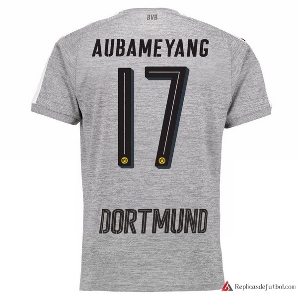 Camiseta Borussia Dortmund Tercera equipación Aubameyang 2017-2018